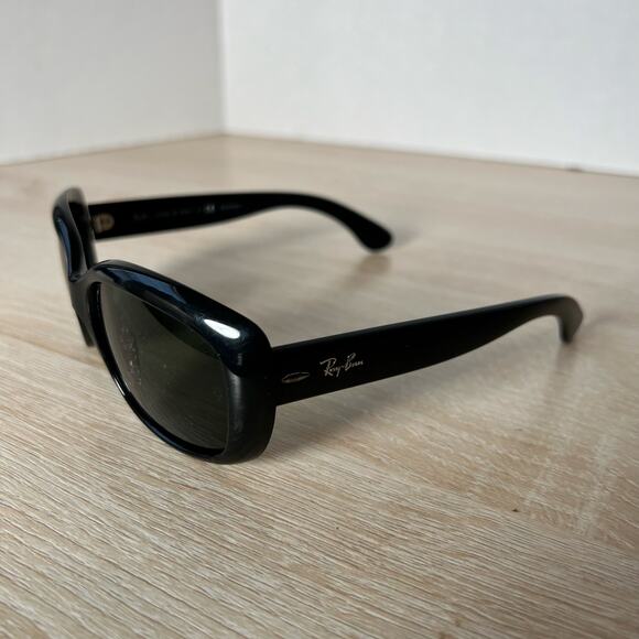 Ray-Ban RB4101 Jackie Ohh 601 Black Sunglasses FRAMES ONLY 58-17-135 Italy - Picture 3 of 10